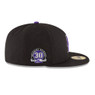 Men’s New Era Colorado Rockies 30th Anniversary On Field 59FIFTY Black Fitted Cap