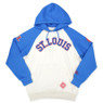 Men's St. Louis Stars Negro League Heritage White and Royal Hooded Sweatshirt