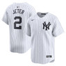 Men’s Derek Jeter Nike Vapor Premier Limited New York Yankees Home Replica Jersey