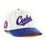 Men’s ’47 Chicago Cubs Double Header White Pinstripe Hitch Adjustable Cap