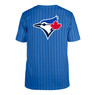 Men’s New Era Toronto Blue Jays Dark Royal Blue Pinstriped T-Shirt