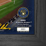 Highland Mint Milwaukee Brewers 2024 Framed 12 x 20 Signature Field