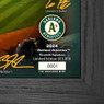 Highland Mint Oakland Athletics 2024 Framed 12 x 20 Signature Field