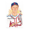 Red Schoendienst Autographed Perez-Steele HOF Series Postcard # 203 (JSA-10)