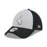 Men’s New Era Chicago White Sox 39THIRTY Throwback Heather Grey and Black Flex Fit Cap