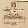 Tony Perez 3D Signature Color Wood Wall Sign with Number
