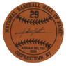 Adrian Beltré Baseball Hall of Fame 2024 Inductee Leather Engraved Coaster