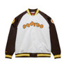 Men’s Mitchell & Ness Legends Tony Gwynn San Diego Padres Sublimated White and Brown Lightweight Satin Jacket