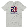 Men’s Teambrown Warren Spahn Baseball Hall of Fame Member Signature Gray T-Shirt