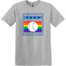 National Baseball Hall of Fame Logo Pride Heather Grey T-Shirt