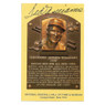 Ted Williams Autographed Hall of Fame Plaque Postcard (JSA Letter)