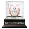 Jim Palmer Autographed Hall of Fame Logo Baseball with HOF 90 Inscription with HOF Case (JSA)