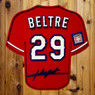 Adrian Beltré 3D Signature Wood Jersey 19 x 18 Wall Sign (red)