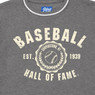 Men's Baseball Hall of Fame Graphite Varsity Rib Crewneck Sweatshirt