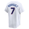 Men’s Ivan Rodriguez Nike Vapor Premier Limited Texas Rangers Home Replica Jersey