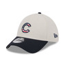 New Era Chicago Cubs 4th of July 39THIRTY Khaki and Navy Flex Fit Cap