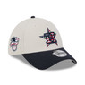 New Era Houston Astros 4th of July 39THIRTY Khaki and Navy Flex Fit Cap