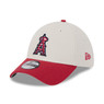New Era Los Angeles Angels 4th of July 39THIRTY Khaki and Red Flex Fit Cap