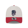 New Era San Francisco Giants 4th of July 39THIRTY Khaki and Red Flex Fit Cap