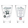 Ken Griffey Jr. Baseball Hall of Fame Legend Player Pint Glass