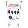 Hank Aaron Baseball Hall of Fame Legend Player Pint Glass