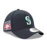 Men’s New Era Seattle Mariners Baseball Hall of Fame Logo 39THIRTY Navy Flex Fit Cap