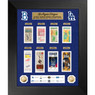 Highland Mint Los Angeles Dodgers World Series Deluxe Framed Gold Coin & Replica Ticket Collection