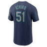 Men’s Nike Ichiro Suzuki Seattle Mariners Baseball Hall of Fame 2025 Induction Name & Number T-Shirt