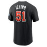 Men’s Nike Ichiro Suzuki Miami Marlins Baseball Hall of Fame 2025 Induction Name & Number T-Shirt