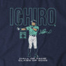 Ichiro Suzuki Hall of Fame Inductee Class of 2025 Navy T-Shirt