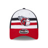 Men's New Era Cleveland Guardians White Red and Navy 2025 Batting Practice 9FORTY M-Crown Adjustable Hat