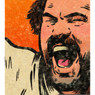 Kirk Gibson Pop Fly 2024 World Series '84 7" x 10.5" Limited Edition Art Print #188 Ltd Ed of 343