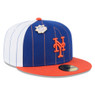 Men’s New Era New York Mets Pinstripe Cooperstown 59FIFTY Cap with National League Pin