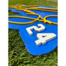 Ken Griffey Jr. 3D Signature 19 x 18 Royal with Yellow Wood Wall Sign with Number