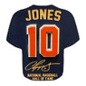 Chipper Jones Wooden 3D Jersey Jumbo Magnet