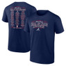 Men’s Atlanta Braves Navy Team Hall of Famer Roster T-Shirt (2025)