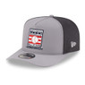 Men’s New Era Baseball Hall of Fame Logo 9FIFTY A-Frame Grey and Charcoal Adjustable Snapback Cap