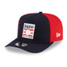 Men’s New Era Baseball Hall of Fame Logo 9FIFTY A-Frame Navy and Red Pinwheel Adjustable Snapback Cap