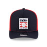 Men’s New Era Baseball Hall of Fame Logo 9FIFTY A-Frame Navy and Red Pinwheel Adjustable Snapback Cap