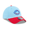 Men’s New Era Cincinnati Reds Light Blue and Red 2025 4th of July 39THIRTY Flex Fit Cap