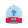 Men’s New Era Philadelphia Phillies Light Blue and Red 2025 4th of July 39THIRTY Flex Fit Cap