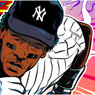 Rickey Henderson Pop Fly 2025 The Man of Steal: The Homecoming 7" x 10.5" Limited Edition Art Print #201 Ltd Ed of 384