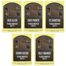 Class of 2025 Baseball Hall of Fame Plaque Postcard Set of 5 (Allen, Parker, Sabathia, Suzuki and Wagner)