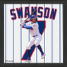 Highland Mint Dansby Swanson Chicago Cubs 13 x 13 Impact Jersey Framed Print