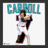 Highland Mint Corbin Carroll Arizona Diamondbacks 13 x 13 Impact Jersey Framed Print