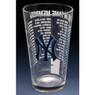 New York Yankees Team Hall of Famer 16 Ounce Pint Glass