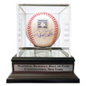 Derek Jeter Autographed Hall of Fame Logo Baseball with HOF Case (MLB)