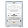Evan Carter Autographed Card 2023 Contenders Crown Royale Prospect Crown Signature # PCS-EC Ltd Ed of 99