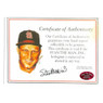 Stan Musial Autographed Hall of Fame Plaque Postcard - Sharpie (STM)