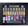 Highland Mint New York Yankees World Series Deluxe Framed Silver Coin & Replica Ticket Collection